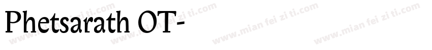 Phetsarath OT字体转换